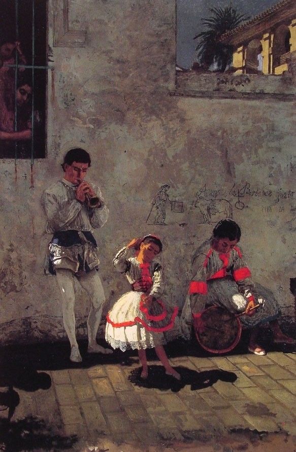 Thomas Eakins A Street Scene in Seville
